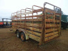 16' Cattle Hauler: Bumper-pull, T/A, ID 43160 - 8