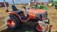 Kubota B7500 MFWD Tractor, s/n 56727: Meter Shows 1127 hrs