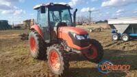 2019 Kubota M7060 MFWD Tractor, s/n 79050: Encl. Cab, Meter Shows 2284 hrs