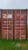 40' Shipping Container, s/n ZGSU8543030: 9'6" Hi Cube