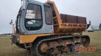 2000 All Track AT-3000 Crawler Dump, s/n 33320: Cummins N14 Eng., Rubber Tracks, Encl. Cab, Meter Shows 4955 hrs