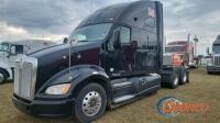 2012 Kenworth T700 Truck Tractor, s/n 1XKFDP9X4CJ293394: T/A, Sleeper, Paccar Eng., Auto Trans., Odometer Shows 1062K mi.