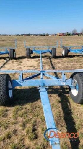 Irrigation Pipe Trailer: 4-wheel, Bumper-pull