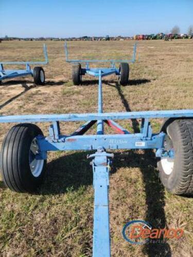 Irrigation Pipe Trailer: 4-wheel, Bumper-pull