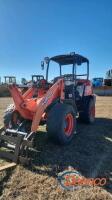 Kubota R630 Rubber-tired Loader, s/n 10109: w/ Forks, Meter Shows 3431 hrs