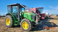 2015 John Deere 5085M MFWD Tractor, s/n 1LV5085MCFJ744293: C/A, Forestry Pkg., Meter Shows 1601 hrs