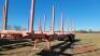 4-bolster Log Trailer (No Title - Bill of Sale Only): T/A