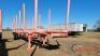4-bolster Log Trailer (No Title - Bill of Sale Only): T/A - 2