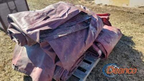 Pallet of Heavy-duty Tarps