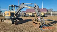 2011 Volvo ECR58 Midi Excavator, s/n 12902: Hyd. Thumb, Rubber Tracks, Meter Shows 3217 hrs