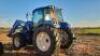 2016 New Holland T4.110 MFWD Tractor, s/n ZFLE51601: NH 655TL Loader w/ Hay Spear, Meter Shows 3029 hrs - 15