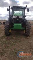 2018 John Deere 6155R MFWD Tractor, s/n 1RW6155RAKA036193: C/A, w/ GPS