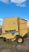 Vermeer 605 Hay Baler, s/n 1VRR1415XX1001201 (No Monitor): No Stand