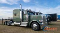 Unused 2023 Peterbilt 389 Truck Tractor, s/n 1XPXDP9X1PD878534: Sleeper, Paccar Eng., 18-sp., 12K Front, 40K Rears, 11R22.5 Tires, FET is Paid, w/ Warranty, Odometer Shows 616 mi.