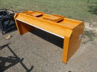 Unused 2023 Wolverine Snow Pusher, s/n ZW-00592 for Skid Steer