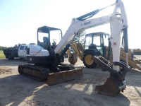 2012 Bobcat E50 Mini Excavator, s/n AG3N12924: Canopy, Hyd. Thumb, Blade, Rubber Tracks, 421 hrs