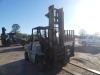 Nissan VF05H70V Forklift, s/n VF05-300577: Dual Front Tires, Diesel Eng., 7.5' Forks, 9871 hrs - 2