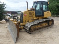 2012 Cat D6K LGP Dozer, s/n DHA02292: Encl. Cab, 6-way Blade, Pull Bar, Meter Shows 12377 hrs