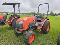 Kubota B3350HSD MFWD Tractor, s/n 51188: Rollbar, Hydrostatic, Lift Arms, PTO, Turf Tires, 3775 hrs