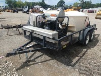 2006 Landa Hot Water Pressure Washer, s/n P0406-127911 (No Title): Water Tank, Hose Reels, Wand, Trailer-mounted, Vanguard Gas Eng.