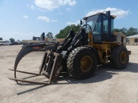 2004 Cat IT28G Rubber-tired Loader, s/n DBT01562 (Salvage): Encl. Cab, Hyd Log Forks