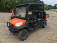 2018 Kubota RTV-X1140 4WD Utility Vehicle, s/n A5KD2GDBVJG024999 (No Title - $50 Trauma Care Fee Applies): Diesel Eng., Tow Pkg., Hyd. Dump Bed, 1628 hrs