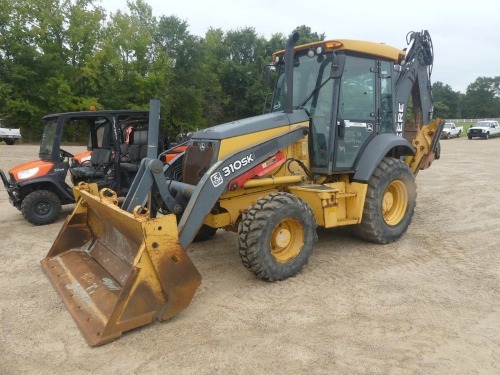 2015 John Deere 310SK 4WD Extendahoe, s/n 1T0310SKCFE276273: C/A, Heat, 4-in-1 Loader, 13" Rear Bkt., Quick Coupler, Aux. Hydraulics, 2694 hrs