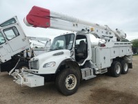 2018 Freightliner Bucket Truck, s/n 3ALHCYFE1JDJK4268 (Inoperable): Cummins Eng., Auto, Altec Boom, Rollover Wreck (Utility-Owned)