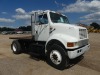 2001 International 8100 Flatbed Truck, s/n 1HSHBAHN91H373504: S/A, Cummins M11 Eng., Needs Injectors, Eaton Fuller 9-sp., 12K Front, 20K Rears, Gooseneck Hitch, 463K mi. - 3