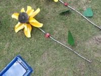 Metal Sunflower Spinner