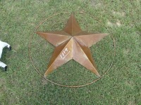 Metal 3' Star