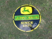 Metal John Deere Sign