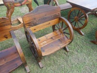 Wagon Wheel Chair