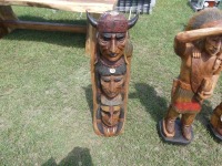 Teak 3' Totem