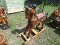 Teak Rocking Horse