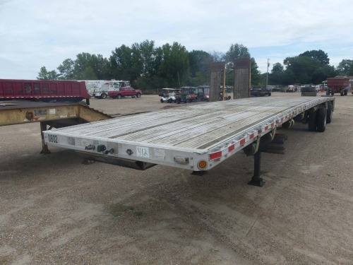 2008 Reitnouer Maxlite 53' Flatbed Trailer, s/n 1RNF53A268R020609 (Title Delay): Alum., Air Ride, T/A