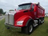 2020 Kenworth T880 Tri-axle Dump Truck, s/n 1NKZXKEX7LJ406486: Paccar 455hp Eng., Allison Auto, 46K Rears, Steerable 3rd Axle, 11R24.5 Rears, 385/65R22.5 Fronts, 16' Dump, 288K mi. - 2