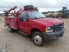 2003 Ford F450 Service Truck, s/n 1FDXF47P43EC65580: Reg. Cab, Powerstroke V8 Turbo Diesel Eng., Auto, Crane, Air Compressor, 196K mi. - 2