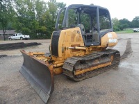 2007 Case 650K Dozer, s/n CAL012381: Canopy, Sweeps, 6-way Blade, Meter Shows 2081 hrs