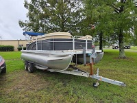 2016 Bennington 20SL Salt-water Series Pontoon Boat, s/n ETWB6579I516: Yamaha 70hp 4-stroke Eng., T/A, Trailer