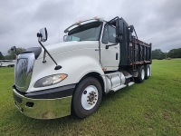 2011 International Prostar+ Tandem-axle Dump Truck, s/n 1HSDJSJR8BJ354070: Maxxforce Eng., 10-sp., Davis 12' Bed, 474K mi.