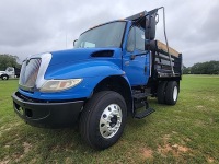 2006 International 4400 Single-axle Dump Truck, s/n 1HSMKAAN86H317750: DT466 Eng., Allison Auto, Air Ride 295/75R22.5 Tires, New Godwin 10' Dump, Manual Tarp, 299K mi.