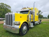 2015 Peterbilt 389 Truck Tractor, s/n 1XPXD49X2FD254707: Stand Up Sleeper, T/A, Cummins ISX15 550hp Eng., 18-sp., Deleted, Odometer Shows 723K mi.