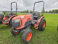 Kubota B3350HSD MFWD Tractor, s/n 51496: Rollbar, Hydrostatic, Lift Arms, PTO, Turf Tires, 3878 hrs