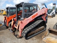 2018 Kubota SVL95-2S Skid Steer, s/n 40856: Encl. Cab, Rubber Tracks, No Bucket, Aux. Hydraulics, 3198 hrs