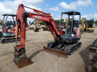 2016 Kubota KX71-3S Mini Excavator, s/n 21264: 4-post Canopy, Blade, Rubber Tracks, Plumbed