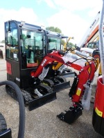 Unused 2024 MIVA VA13 Mini Excavator, s/n VA13C24062169: Encl. Cab, Rubber Tracks, 16" Bkt., Hyd. Plumbing, Blade, Manual Thumb