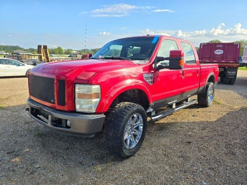 2008 Ford F250 4WD Pickup, s/n 1FTSW21R28EB54322 (Inoperable): 4-door, 6.4L Powerstroke V8 Turbo Diesel Eng., Auto, No Key