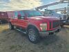 2008 Ford F250 4WD Pickup, s/n 1FTSW21R28EB54322 (Inoperable): 4-door, 6.4L Powerstroke V8 Turbo Diesel Eng., Auto, No Key - 2