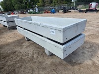 (2) Concrete Feed Troughs